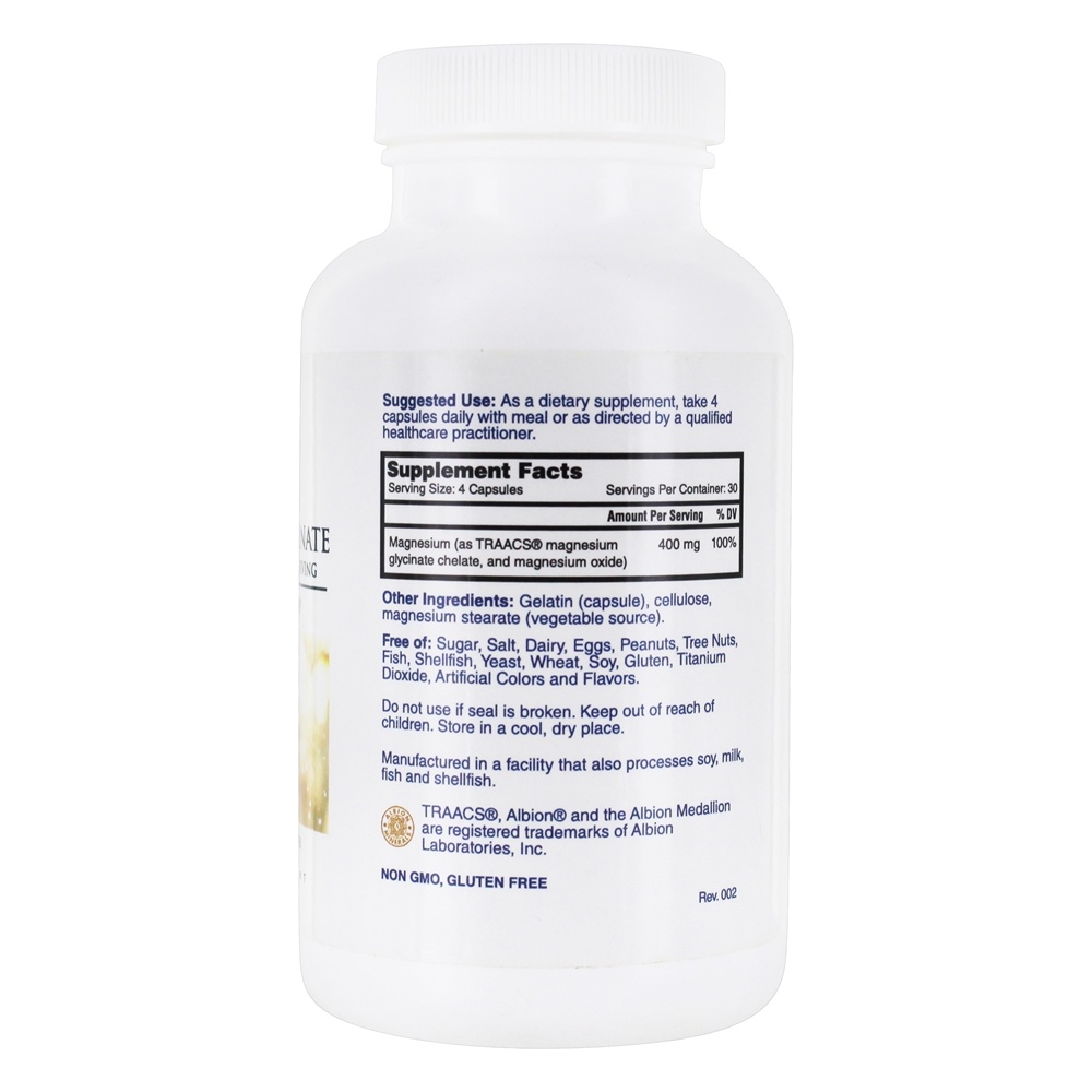 Comprar Glicinato de Magnésio 400 mg. - Cápsulas 120 Nature's Lab - Imagem 2