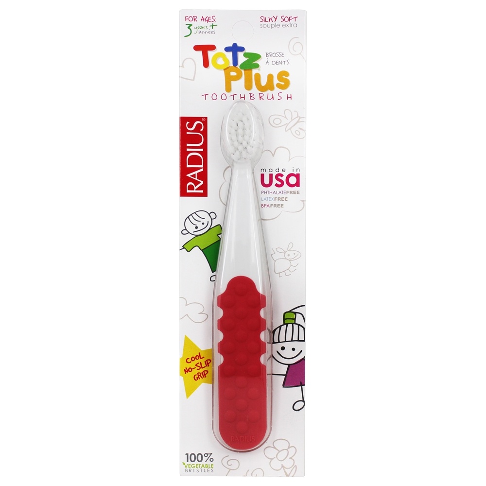 Comprar Escova de dentes macia e sedosa Totz Plus para idades 3 + Cores sortidas Radius