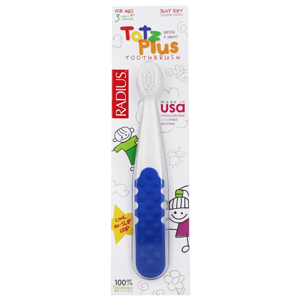 Comprar Escova de dentes macia e sedosa Totz Plus para idades 3 + Cores sortidas Radius - Imagem 3