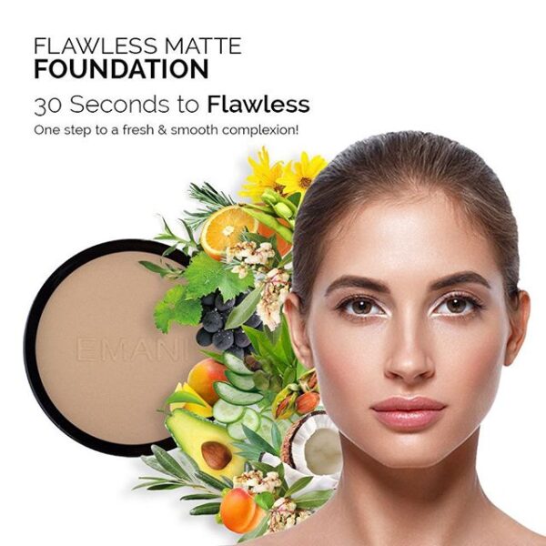 Comprar Fundação Matte Flawless Bege Quente - 0.42 oz. Emani - Imagem 7