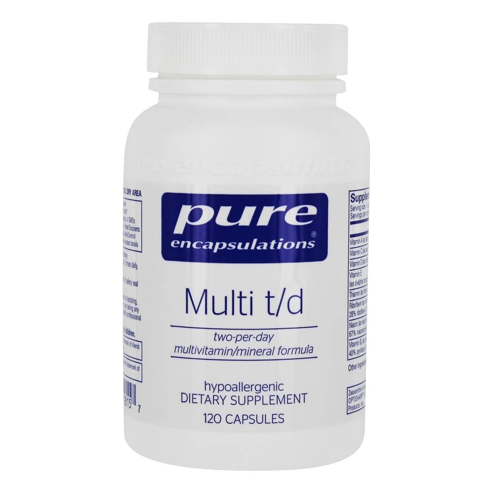 Comprar Multi t/d - Cápsulas 120 Pure Encapsulations