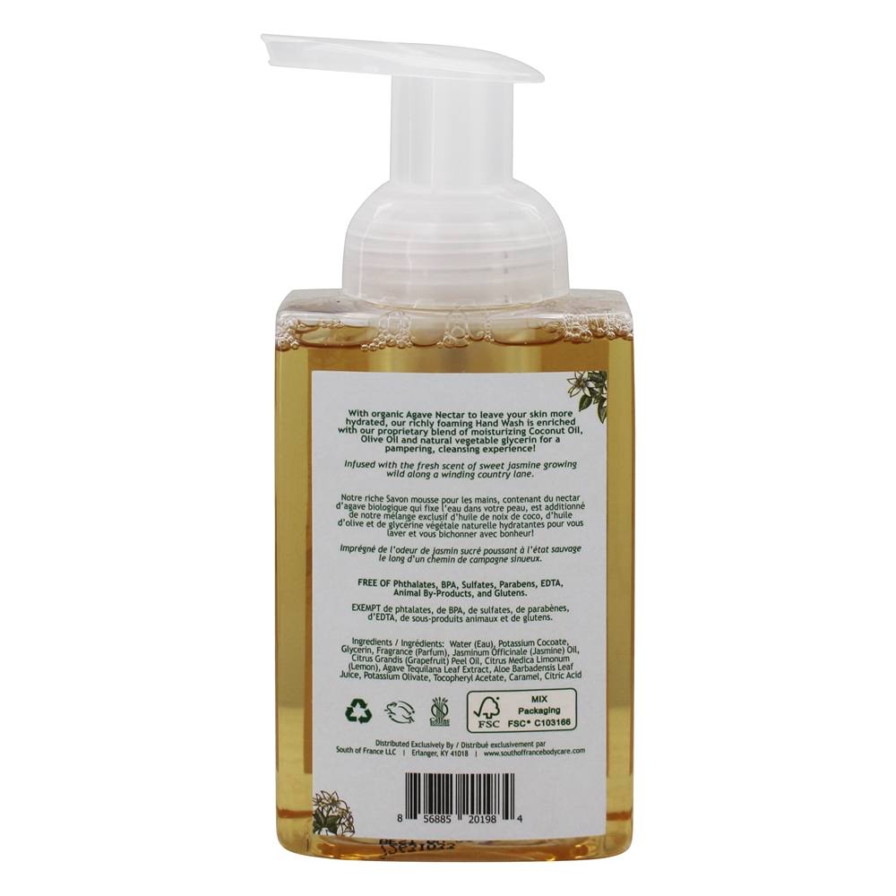 Comprar Espuma de lavagem de mãos Jasmim Blooming - 8 fl. oz. South of France - Imagem 2