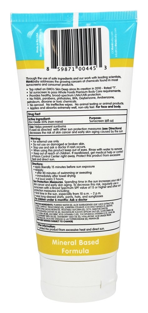 Comprar Protetor solar para crianças 50 SPF - 6 fl. oz. Thinksport - Imagem 2