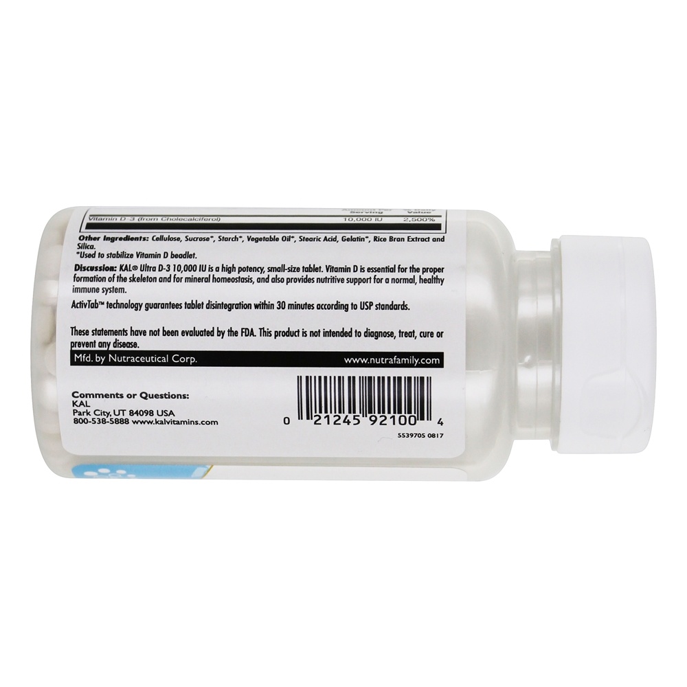 Comprar Ultra D3 10000 UI - 120 Tablets Kal - Imagem 3