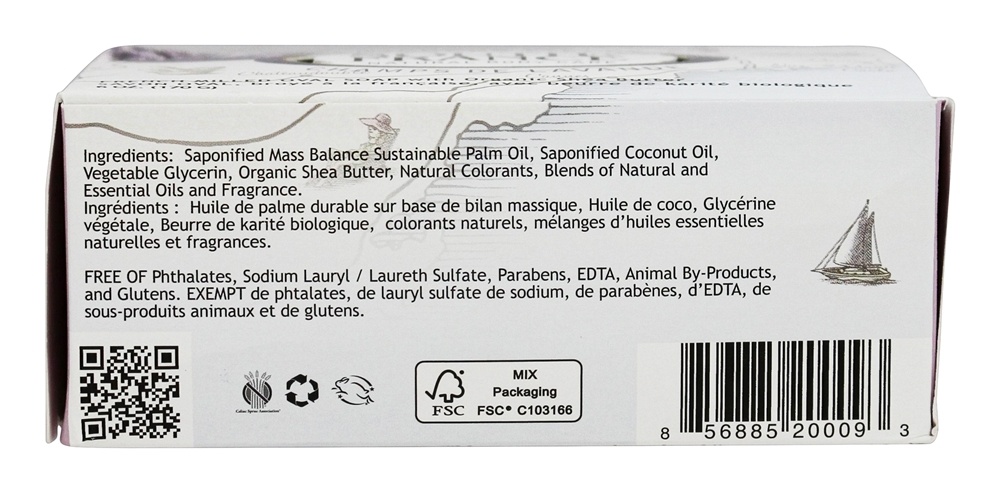Comprar Campos de Lavanda de Sabonete Vegetal Moído Francês - 6 oz. South of France - Imagem 2