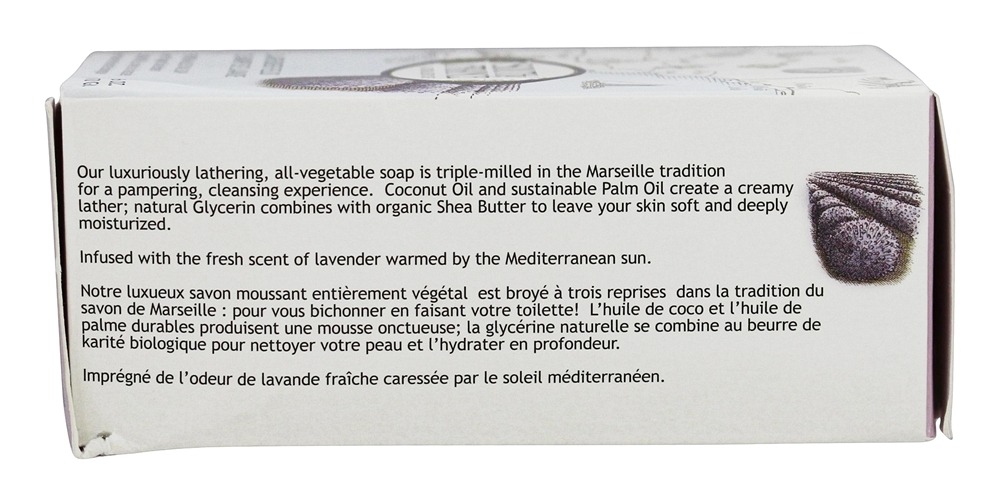 Comprar Campos de Lavanda de Sabonete Vegetal Moído Francês - 6 oz. South of France - Imagem 3