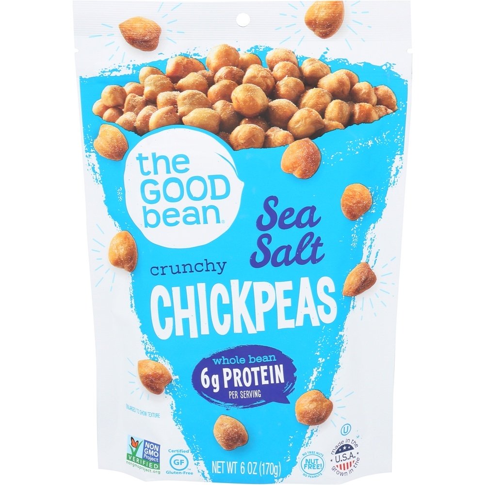 Comprar Tudo Natural Grão De Bico Lanche Sal Do Mar - 6 oz. The Good Bean