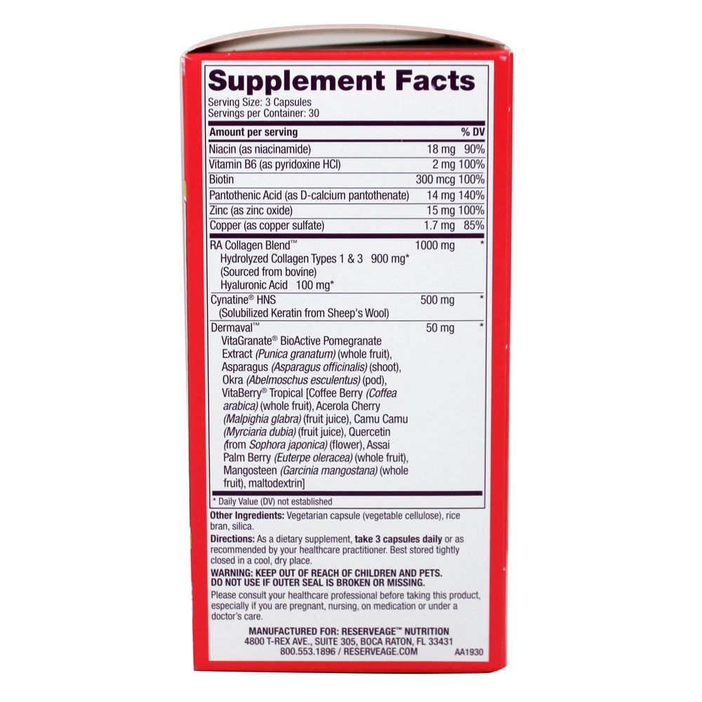 Comprar Très Beauty 3 - Cápsulas vegetarianas 90 Reserveage Nutrition - Imagem 2