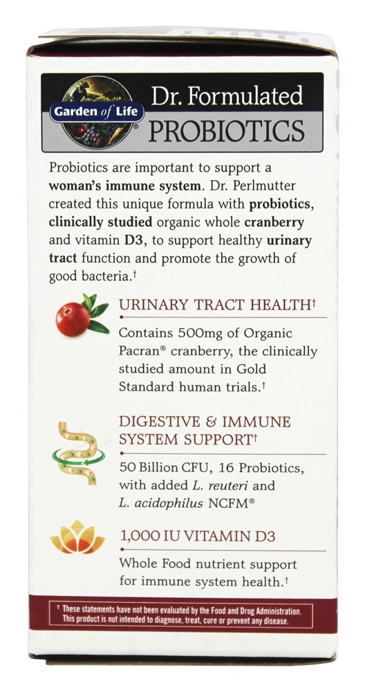 Comprar Dr. Trato Urinário com Probióticos + 50 Bilhões de UFC - Cápsulas vegetarianas 60 Garden of Life - Imagem 4