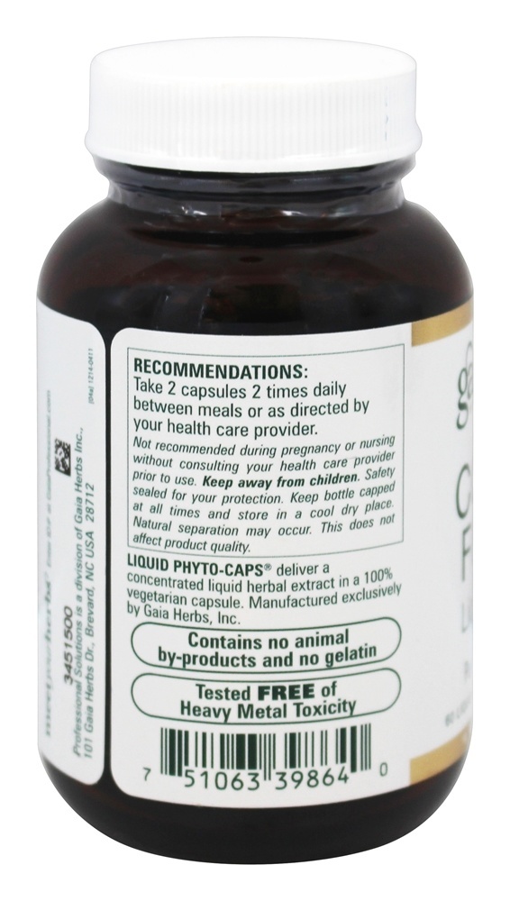 Comprar Fórmula Cognitiva - 60 Cápsulas Gaia Herbs Professional líquido Gaia Herbs Professional - Imagem 3