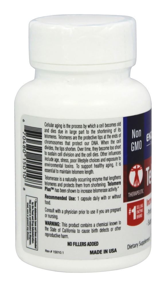 Comprar Telomere Plus - Cápsulas 30 Enzymedica - Imagem 3