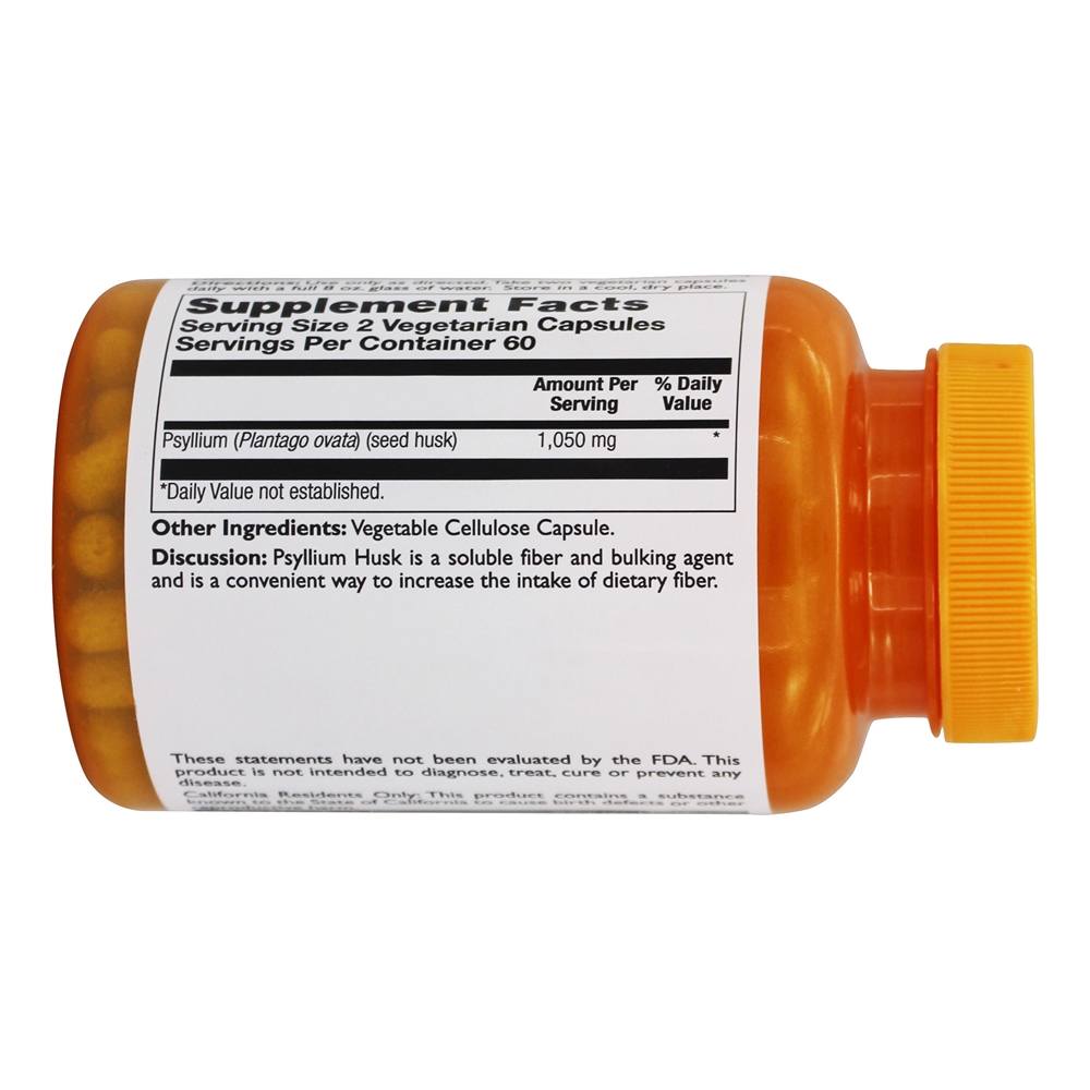 Comprar Fibra Solúvel em Psyllium Husk 1050 mg. - Cápsulas 120 Thompson - Imagem 3