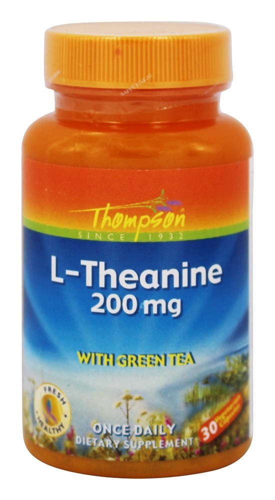 Comprar L-teanina com chá verde 200 mg. - Cápsulas vegetarianas 30 Thompson