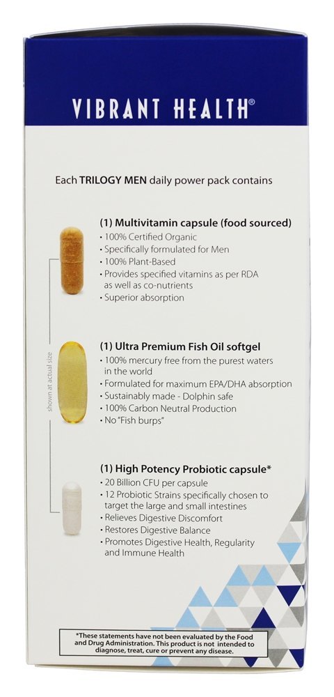 Comprar Trilogy Suplemento Diário Para Homens - 30 Pacotes (s) Vibrant Health - Imagem 4