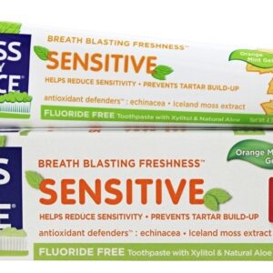 Comprar Creme dental Sensível Gel Fluoreto Livre Laranja Menta - 4.5 oz. Kiss My Face