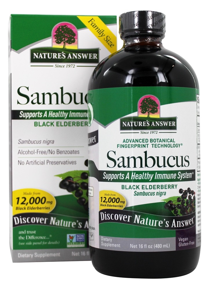 Comprar Sabor Sambucus Black Sabonete Sabor Original 2500 mg. - 16 fl. oz. Nature's Answer