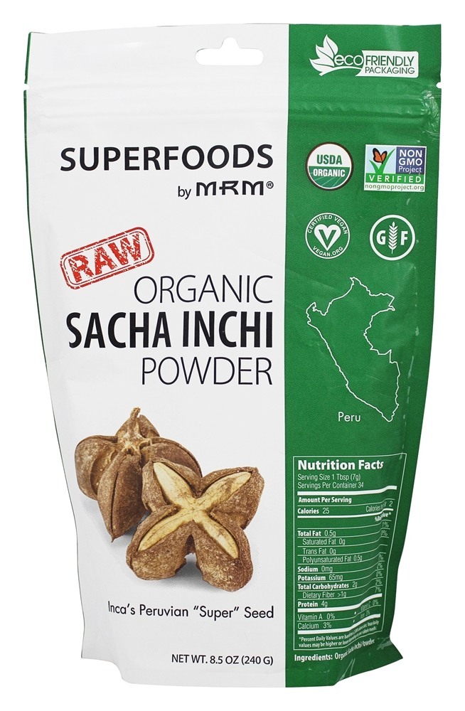 Comprar Pó de Inchi Sacha orgânico cru - 8.5 oz. MRM