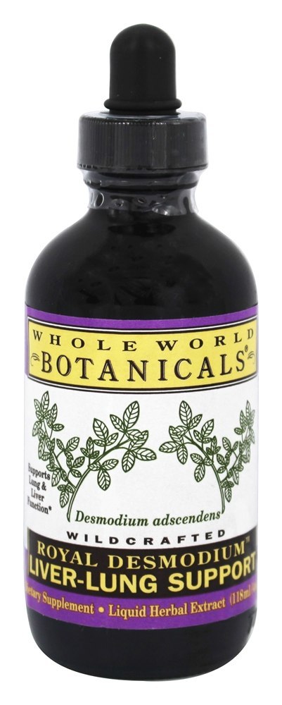 Comprar Suporte de Royal Desmodium Liver-Lung - 4 fl. oz. Whole World Botanicals