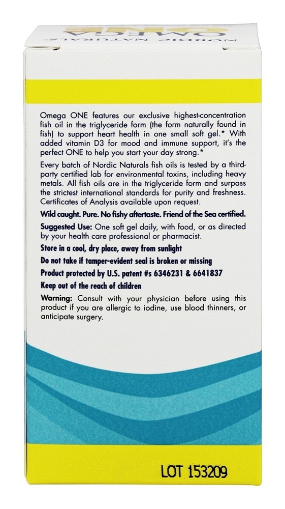 Comprar Omega Um limão 560 mg. - 30 Softgels Nordic Naturals - Imagem 3