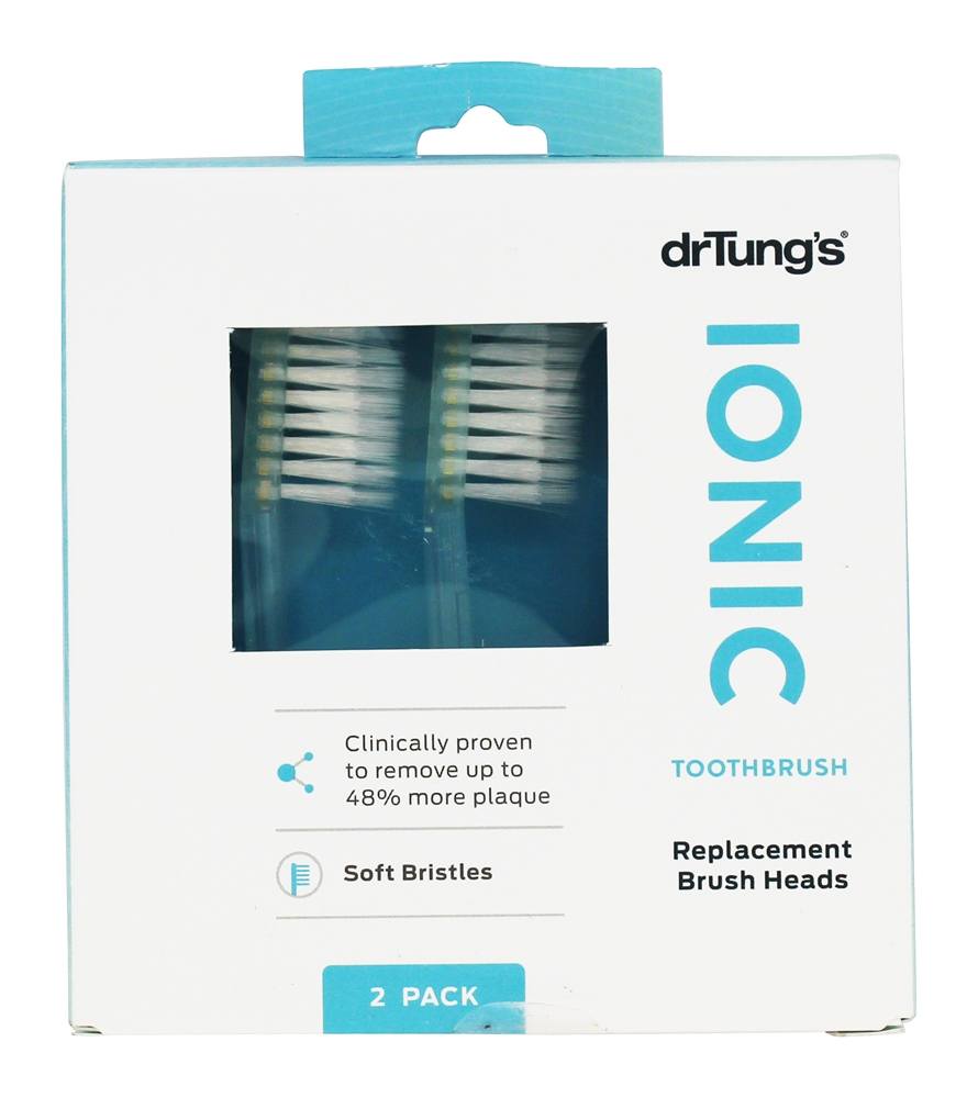 Comprar Cabeças de escova de substituição de escova iônica - Pacote 2 DrTung's