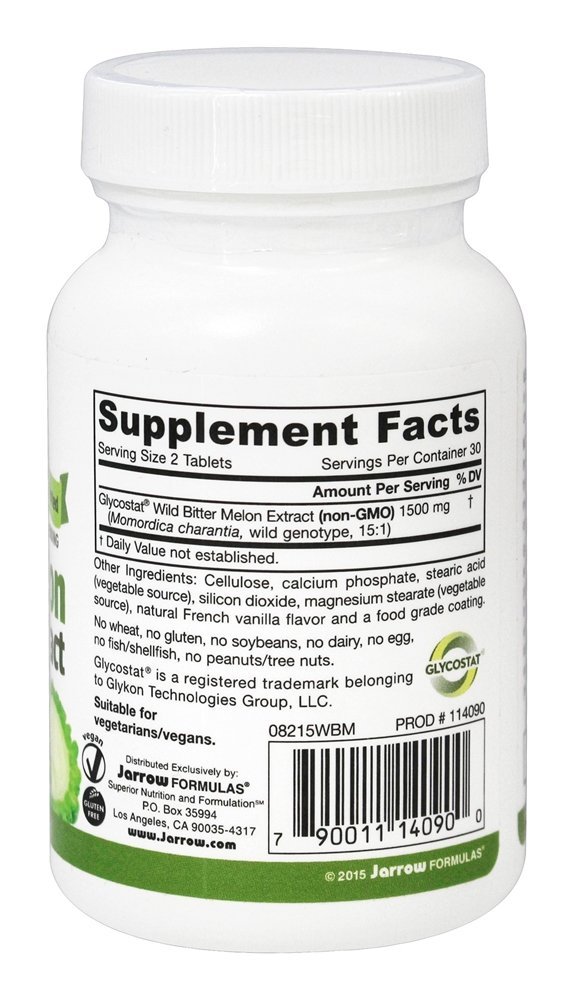 Comprar Extrato de melão amargo selvagem - 60 Tablets Jarrow Formulas - Imagem 2