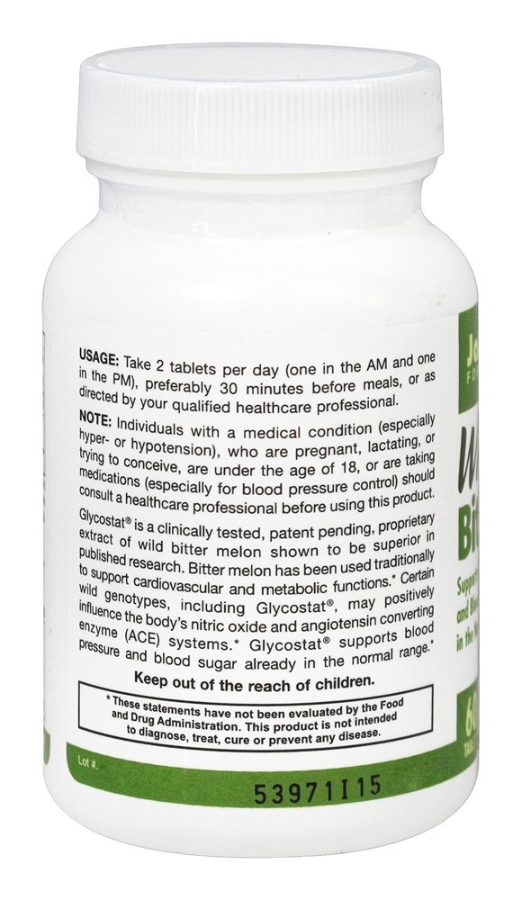 Comprar Extrato de melão amargo selvagem - 60 Tablets Jarrow Formulas - Imagem 3