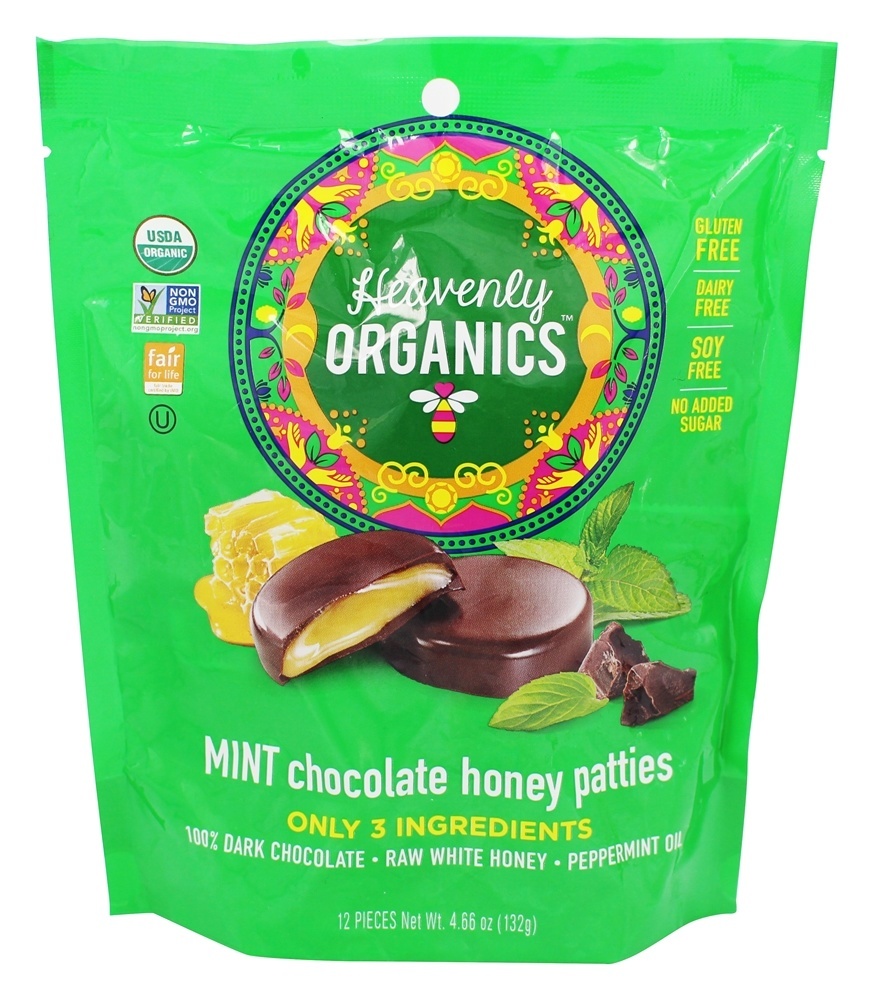 Comprar Mel de Chocolate Rissóis Menta - 12 Peça (s) Heavenly Organics