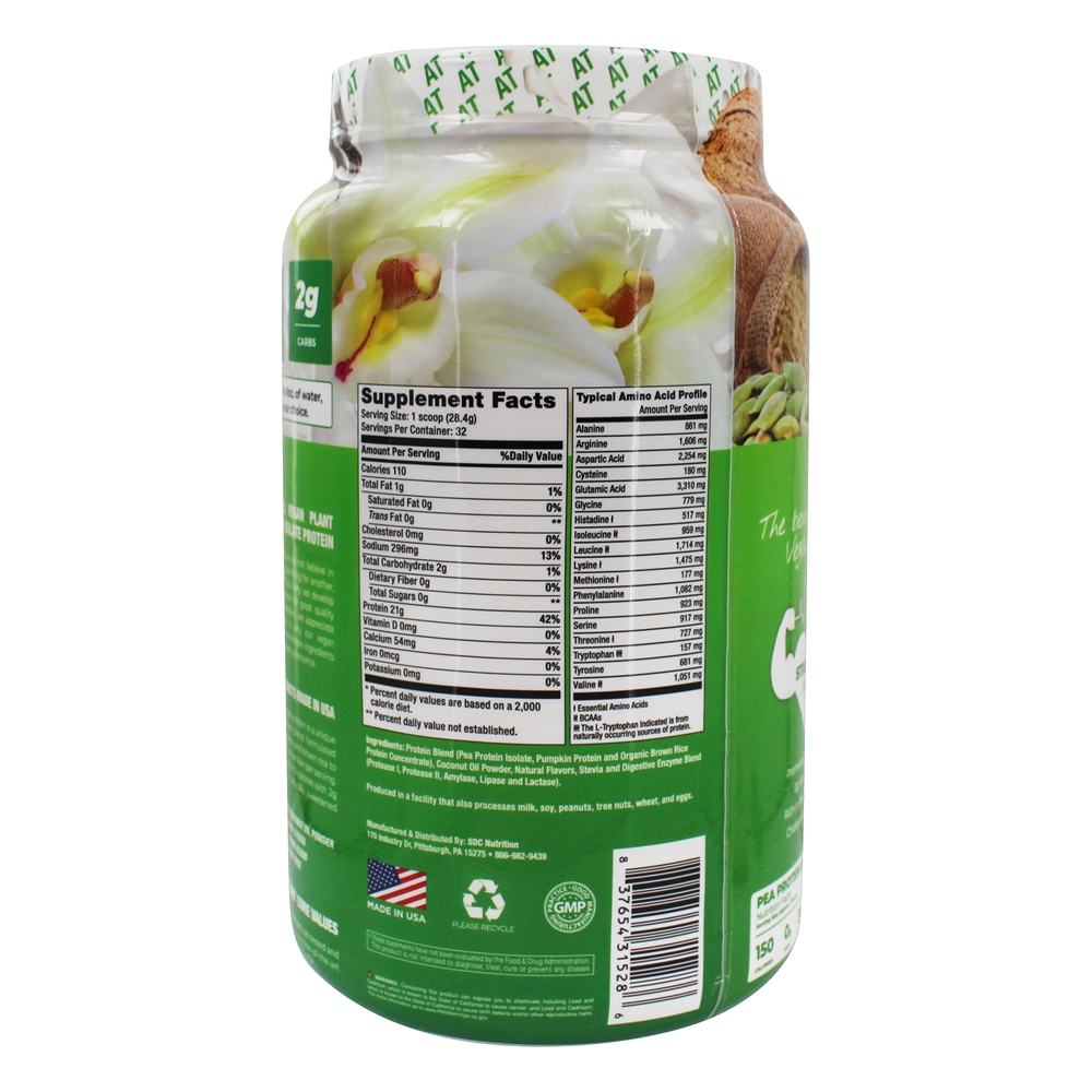 Comprar Baunilha Natural de Proteína Vegana - 2 lbs. About Time - Imagem 2
