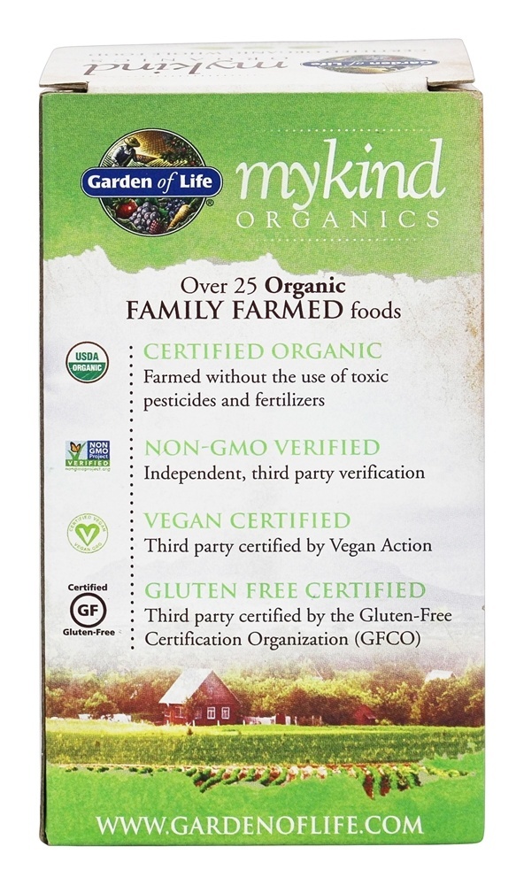 Comprar mykind Organics B Complex Uma vez por dia - 30 Comprimidos vegetarianos Garden of Life - Imagem 3