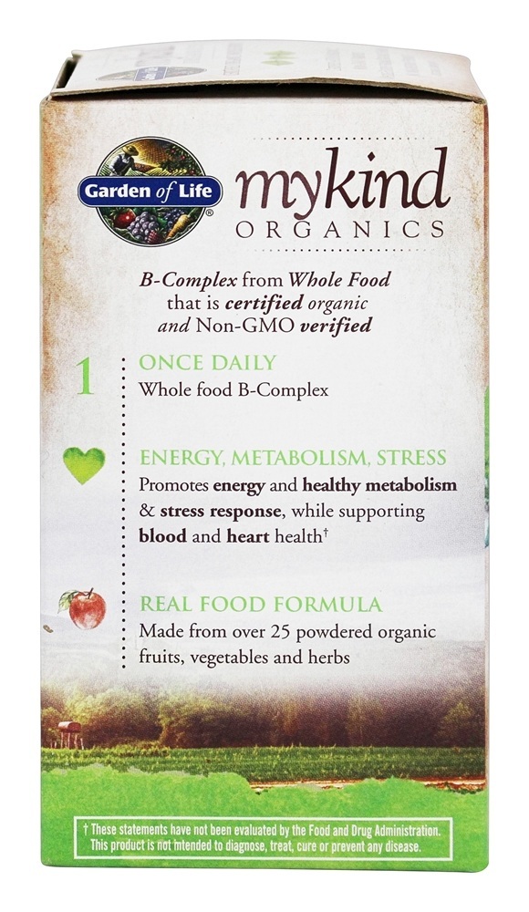 Comprar mykind Organics B Complex Uma vez por dia - 30 Comprimidos vegetarianos Garden of Life - Imagem 4