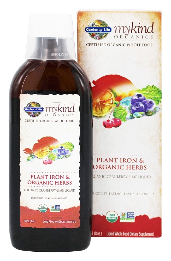 Comprar mykind Organics Plant Ferro e Ervas Orgânicas líquido - 8 oz. Garden of Life