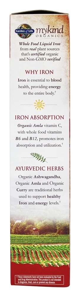 Comprar mykind Organics Plant Ferro e Ervas Orgânicas líquido - 8 oz. Garden of Life - Imagem 4