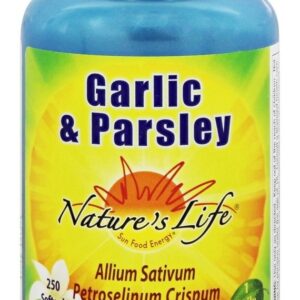 Comprar Alho e Salsa - 250 Softgels Nature's Life
