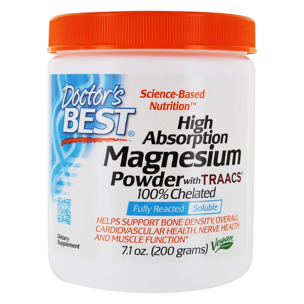 Comprar Pó de Magnésio de Alta Absorção com TRAACS 100% Quelatado 200 mg. - 7.1 oz. Doctor's Best