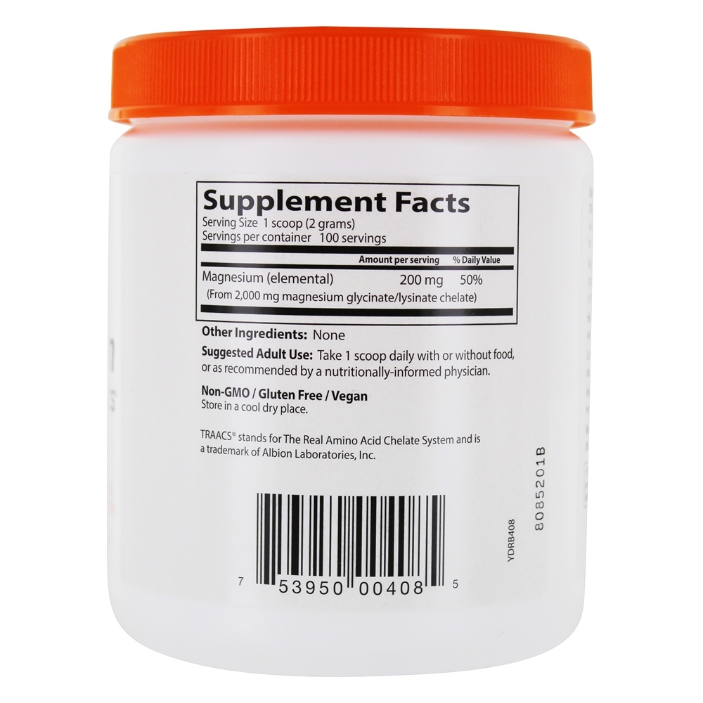 Comprar Pó de Magnésio de Alta Absorção com TRAACS 100% Quelatado 200 mg. - 7.1 oz. Doctor's Best - Imagem 2