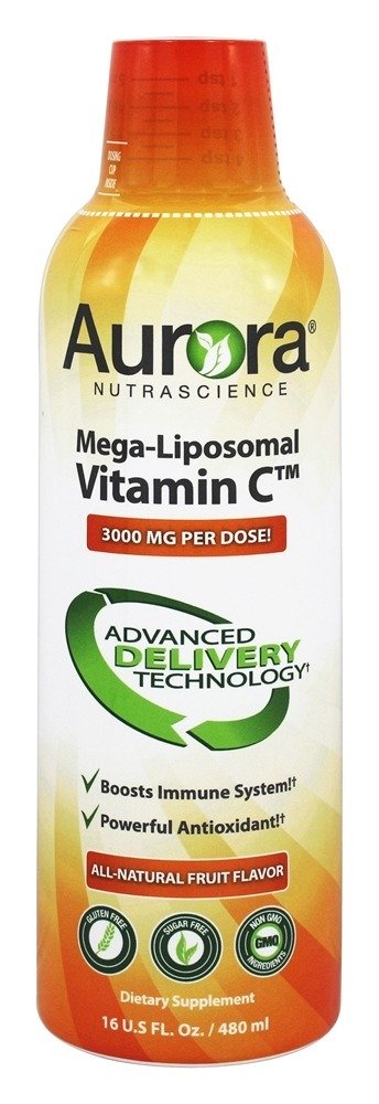 Comprar Aurora Nutrascience Mega-Liposomal Vitamina C - 16 fl. oz. Vida Lifescience