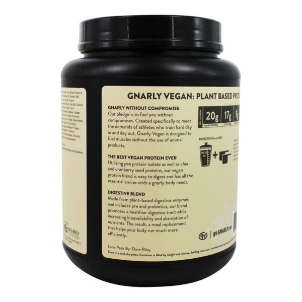 Comprar Chocolate de Pó de Substituição de Refeição de Proteína Vegetal Vegan - 28.2 oz. Gnarly Nutrition - Imagem 4