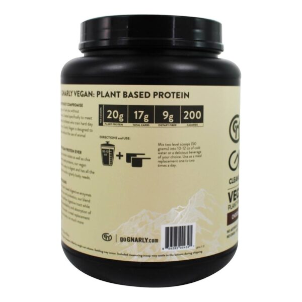 Comprar Chocolate de Pó de Substituição de Refeição de Proteína Vegetal Vegan - 28.2 oz. Gnarly Nutrition - Imagem 5