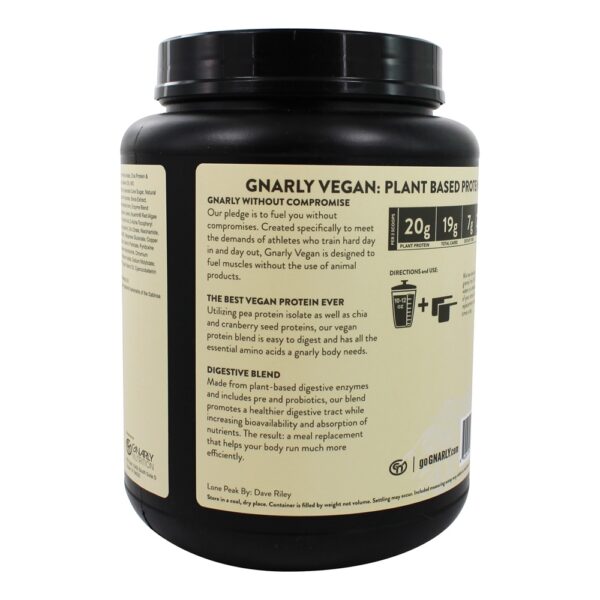 Comprar Baunilha em pó para substituição de farelo de proteína vegetal vegana - 28.2 oz. Gnarly Nutrition - Imagem 4