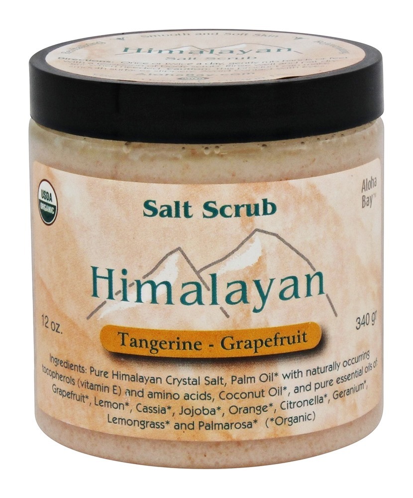 Comprar Organic Himalayan Salt Esfregue a Toranja Tangerina - 12 oz. Aloha Bay