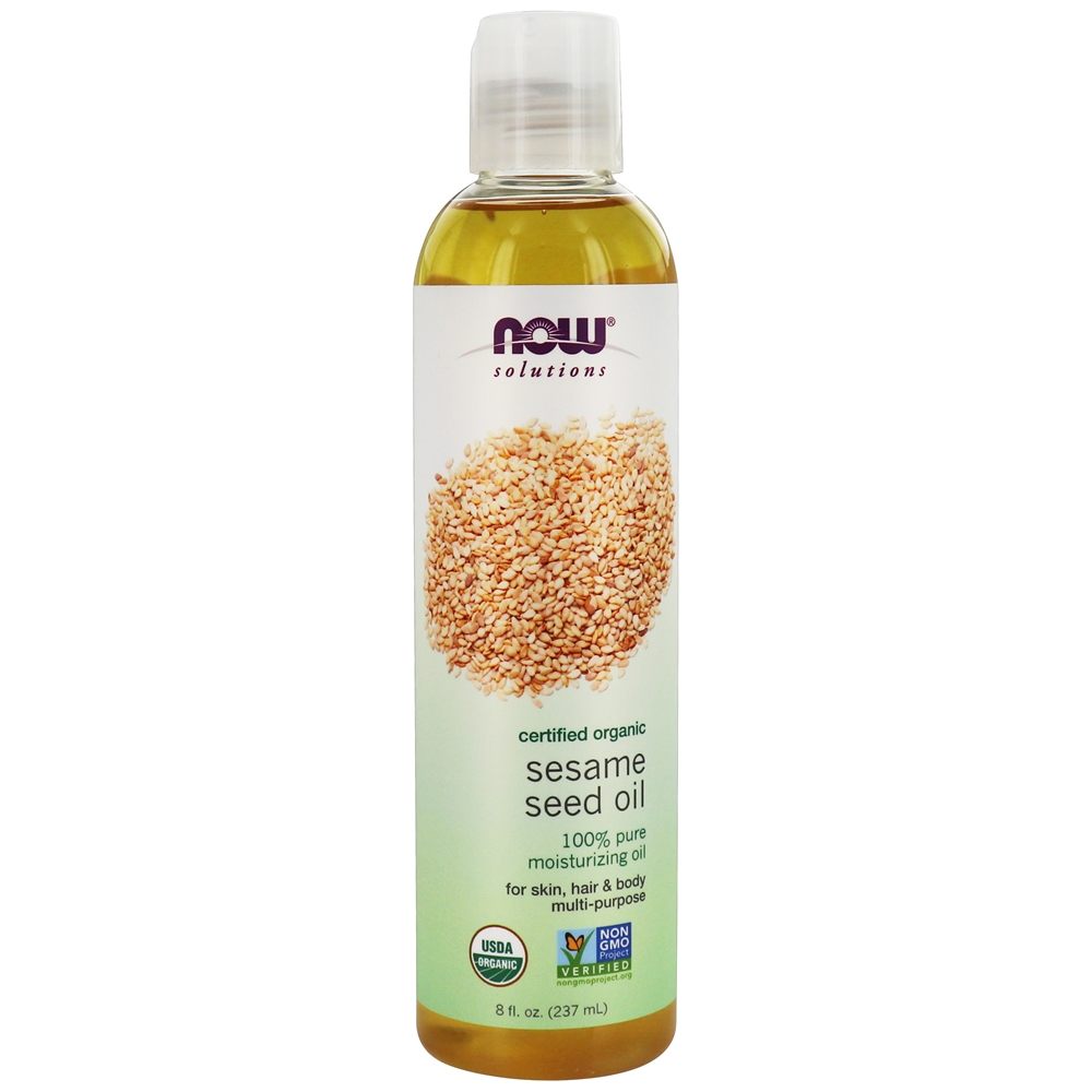 Comprar NOW Solutions Óleo de Semente de Gergelim Orgânico - 8 fl. oz. NOW Foods