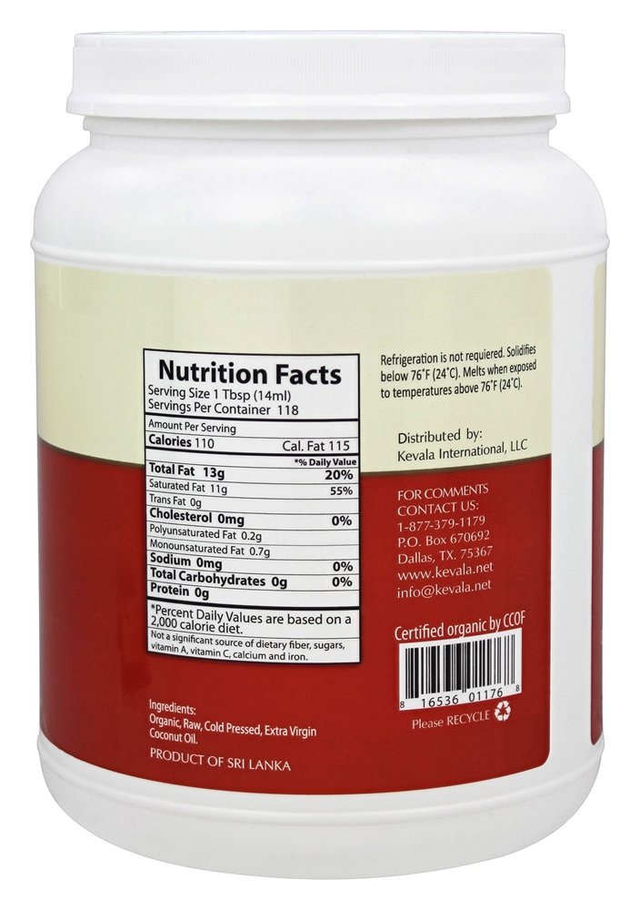 Comprar Óleo De Coco Cru Orgânico - 56 fl. oz. Kevala - Imagem 2