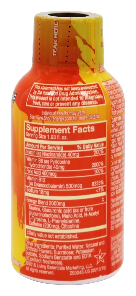 Comprar Manga de pêssego de força extra de tiro de energia - 1.93 fl. oz. 5-Hour Energy - Imagem 2