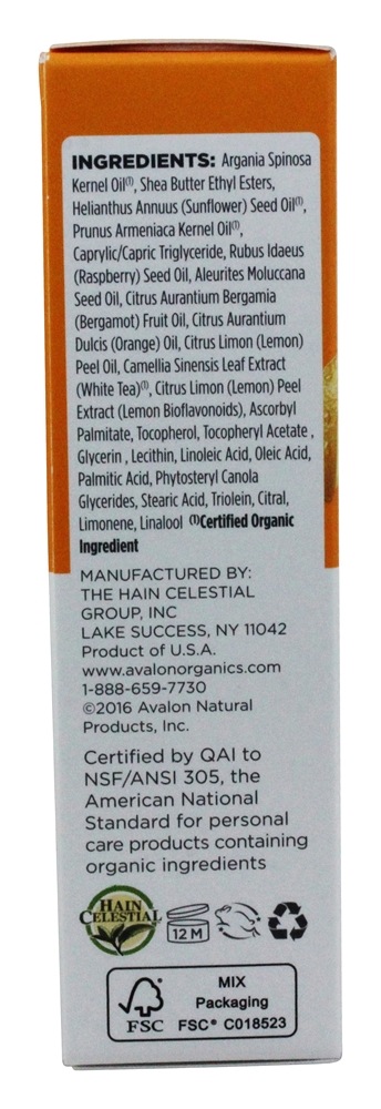 Comprar Defesa Intensa com Óleo Antioxidante de Vitamina C - 1 fl. oz. Avalon Organics - Imagem 4