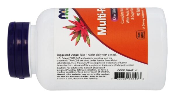 Comprar Multivitamínico Multi-Food 1 - 90 Tablets NOW Foods - Imagem 4