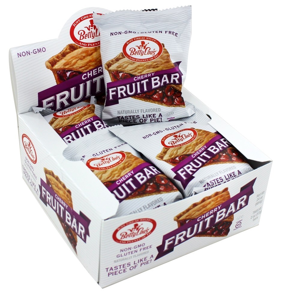 Comprar Cereja de Frutas Cereja sem Glúten - 12 Barras Betty Lou's