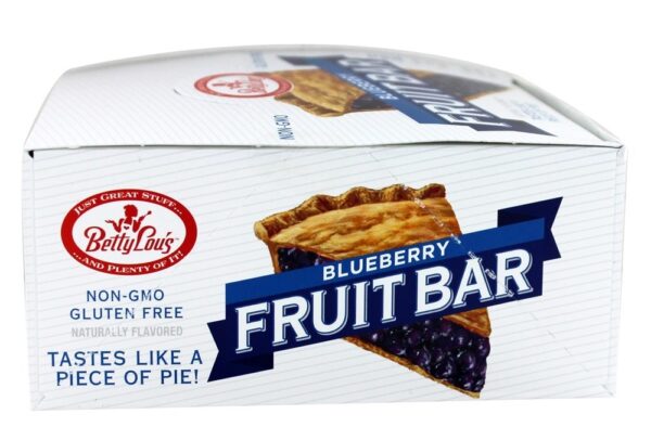Comprar Caixa De Barras De Frutas Blueberry Sem Glúten - 12 Barras Betty Lou's - Imagem 4