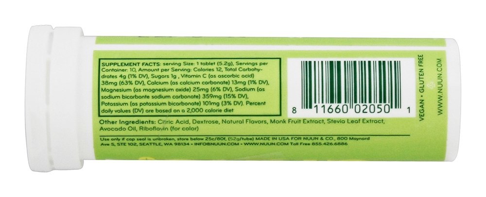 Comprar Ativo Natural Eletrólito Aprimorada Beber Guias Limão + Cal - 10 Tablets Nuun - Imagem 2