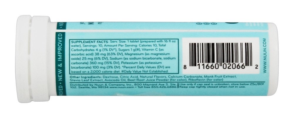 Comprar Suplemento de eletrólito efervescente ativo Tropical - 10 Tablets Nuun - Imagem 2