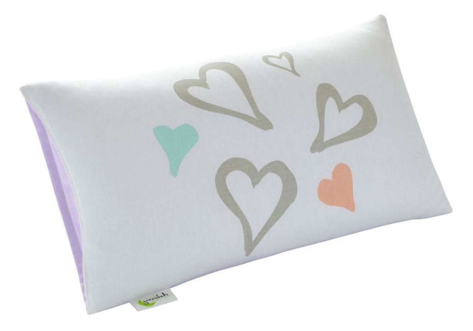 Comprar Orgânico Algodão Criança Travesseiro Cobrir Abstrato Afeição 12 em. x 20 em. Corações Greenbuds
